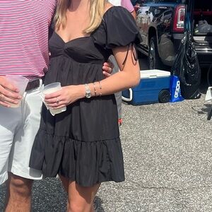 Amanda Uprichard Black Mini Dress